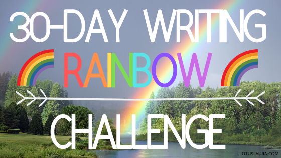 30 day challenge ~ WRITING RAINBOW (RED) day 4: what are you angry about?