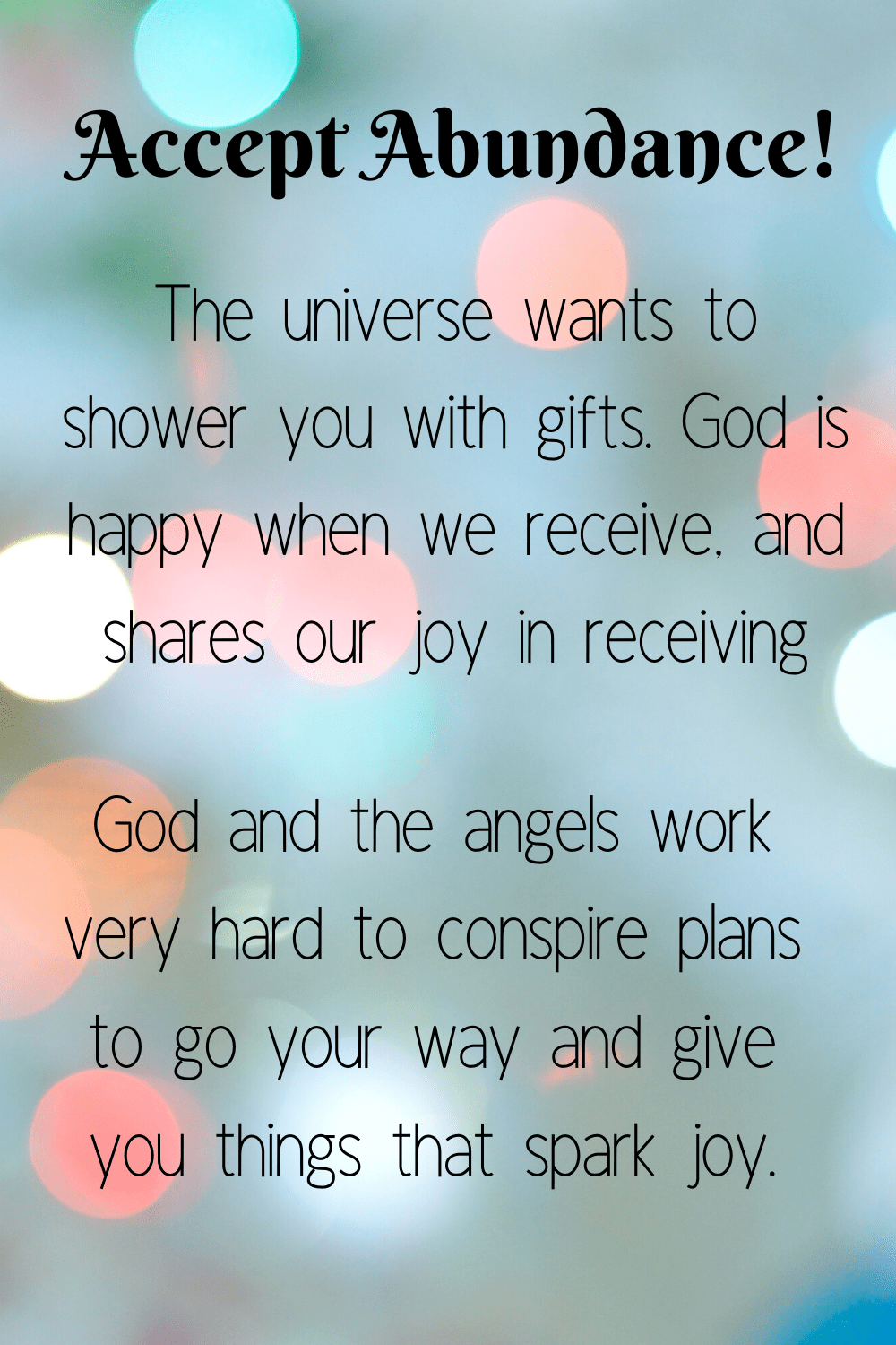 Flow Friday ~ Accept&nbsp;Abundance!