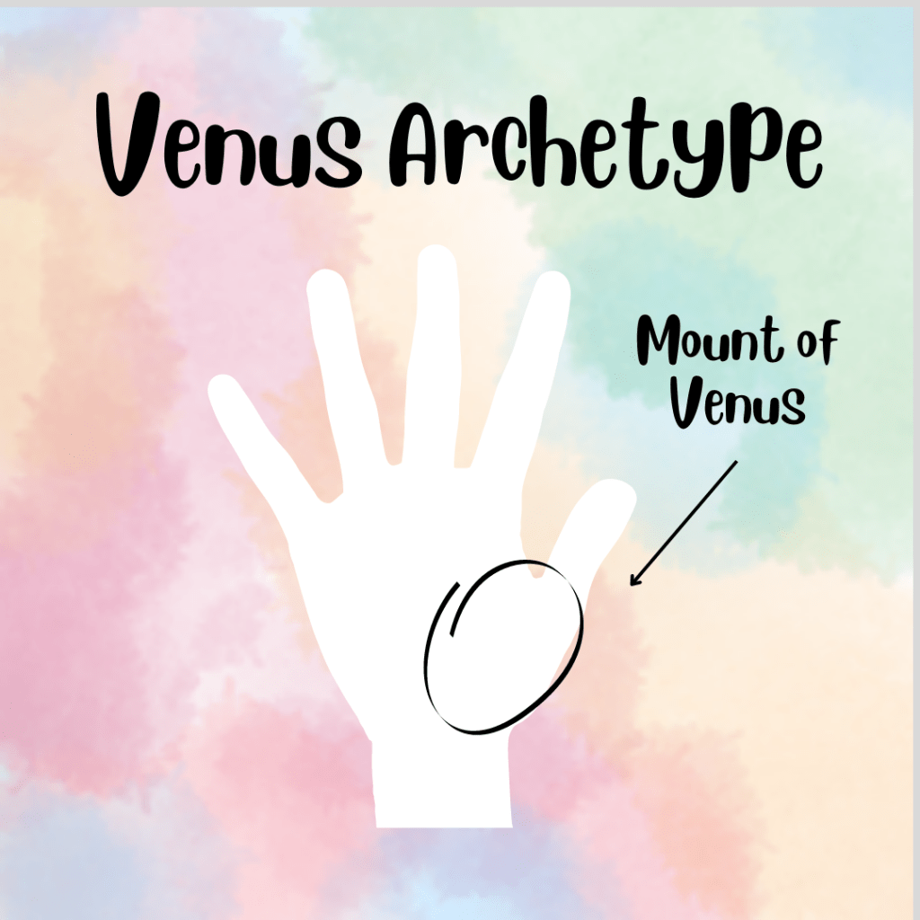 Palmistry archetypes: Venus